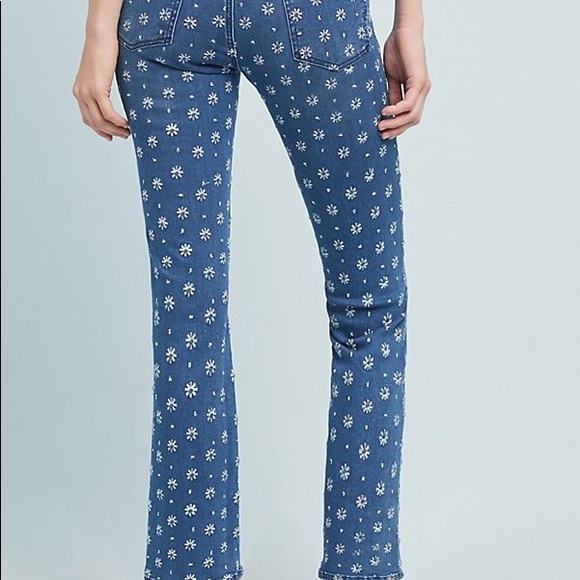 NWT Pilcro & the Letterpress embroidered jeans - Picture 3 of 6